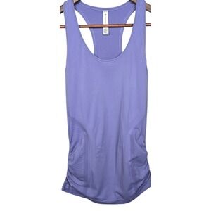 Athleta Purple Racerback Tank Top Athleisure Workout Athletic Size M